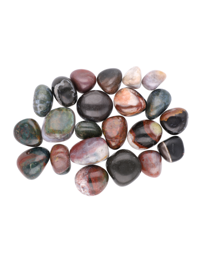 Indian agate tumbled stones A