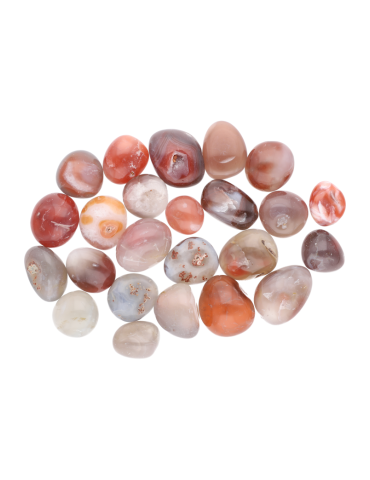 carnelian gestreepte trommelstenen AA