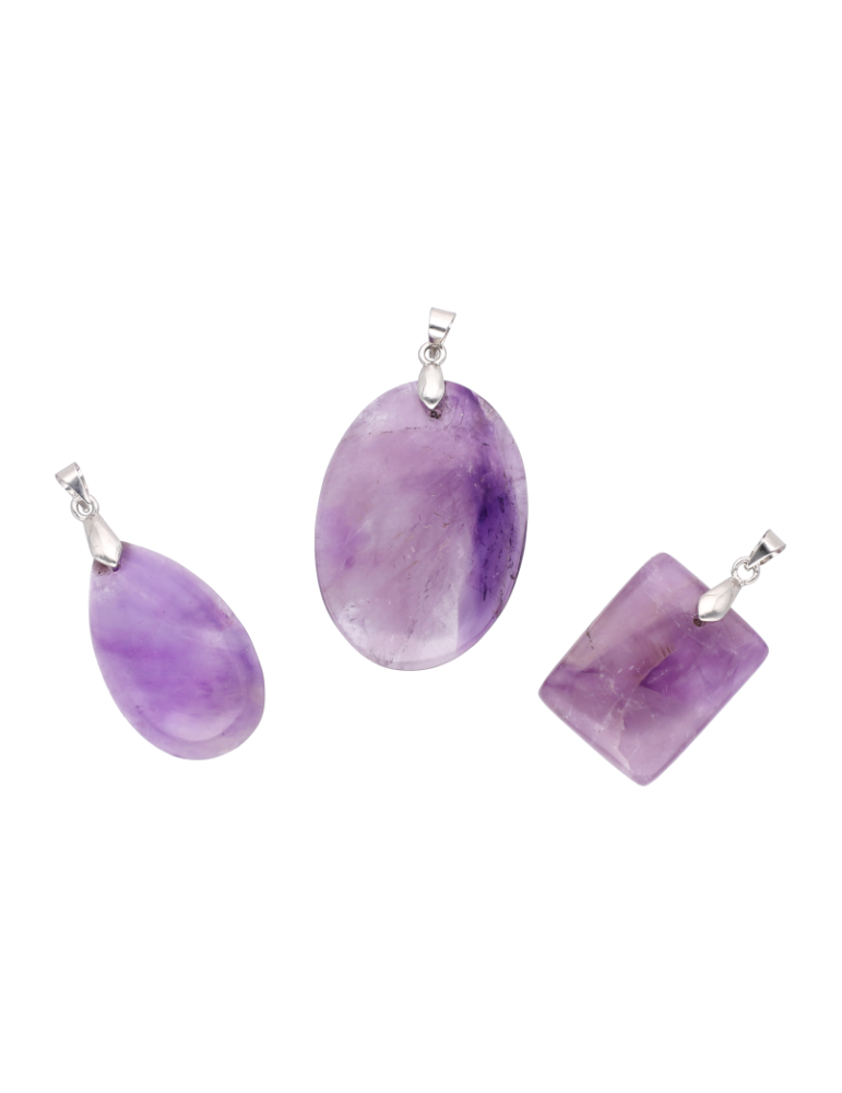 Clear Amethyst Pendant A