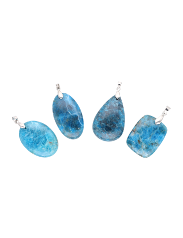Pendentif Apatite Bleu A