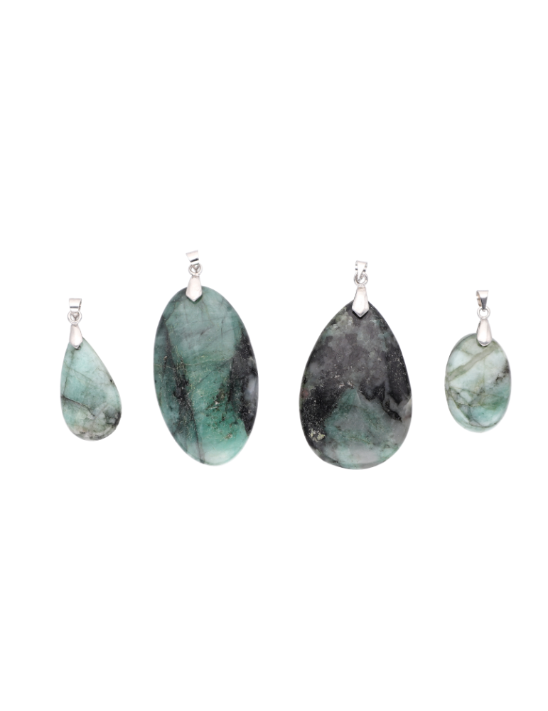 Emerald pendant AB