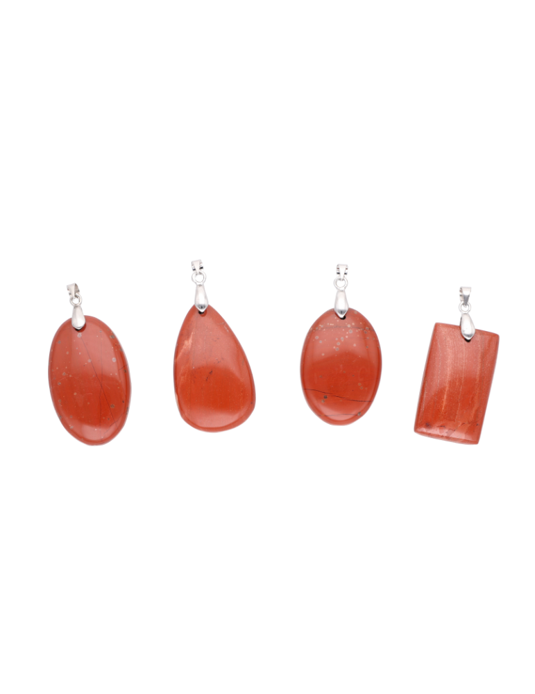 Pendentif Jaspe Rouge A