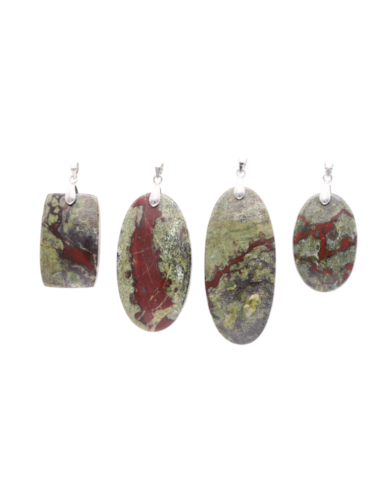 Pendentif Jaspe Sang de Dragon A