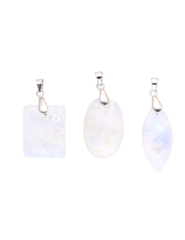 Witte Labradoriet Hanger A
