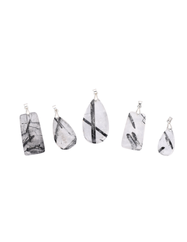 Tourmaline quartz pendant A