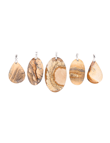 Pendentif Jaspe paysage AA