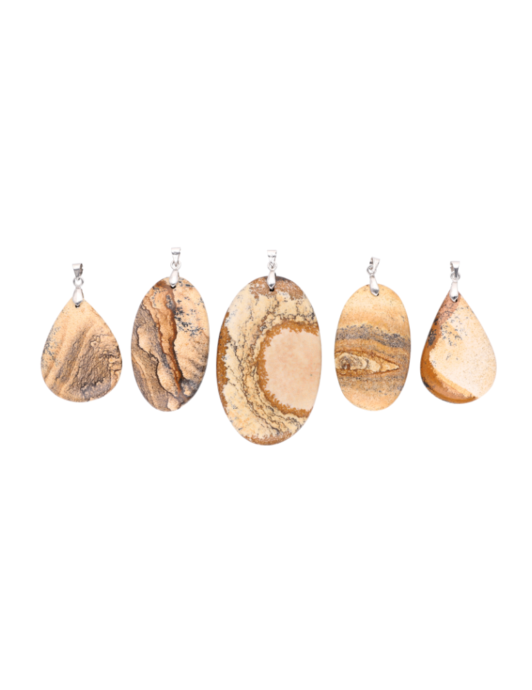 Landschap Jaspis Hanger AA