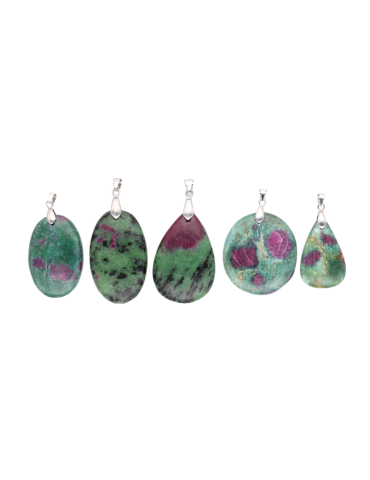 Pendentif rubis zoïsite A