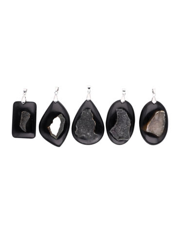 Onyx hanger met kristallisatie A