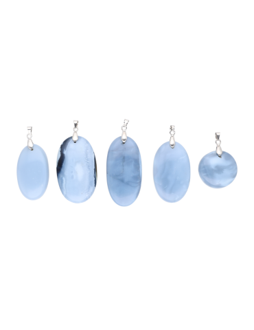 Pendentif Opale Bleue A