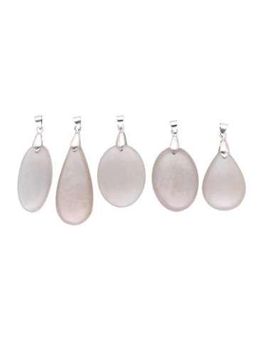 Gray moonstone pendant AA