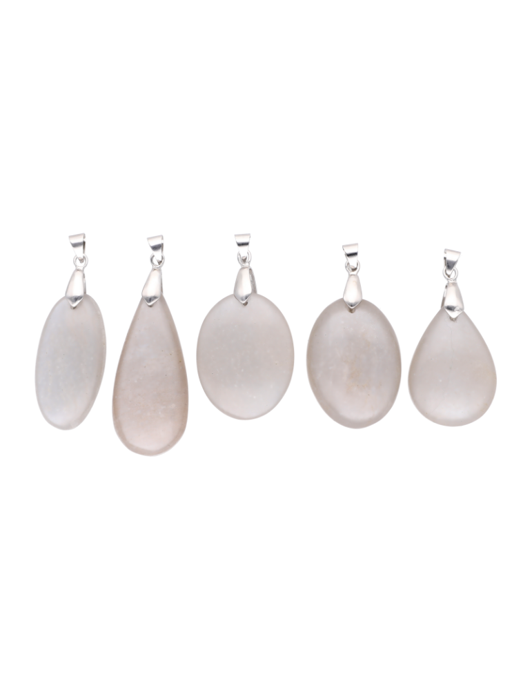 Gray moonstone pendant AA