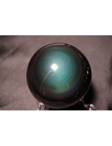 Lot 15 kg Sphère oeil céleste obsidienne B