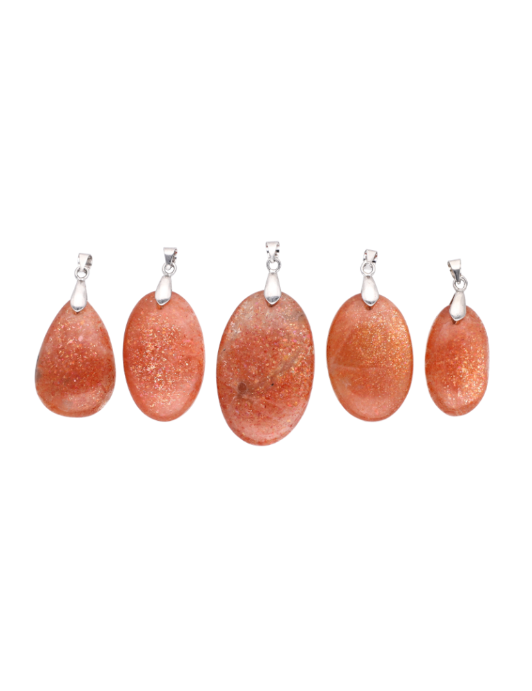 Pendentif pierre de soleil foncée A