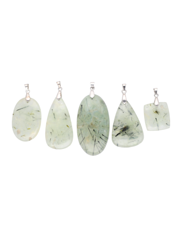 Prehnite pendant A