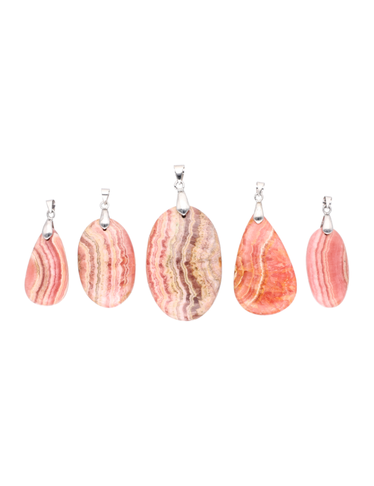 Pendentif rhodochrosite AA