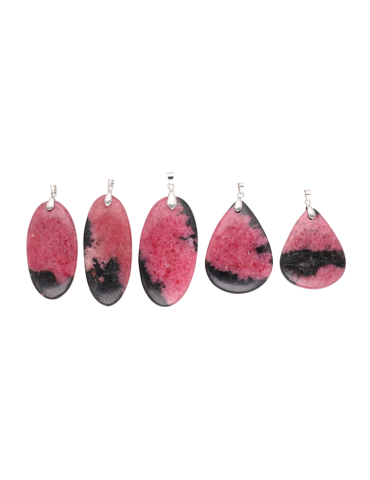 Pendentif rhodonite argentine AA