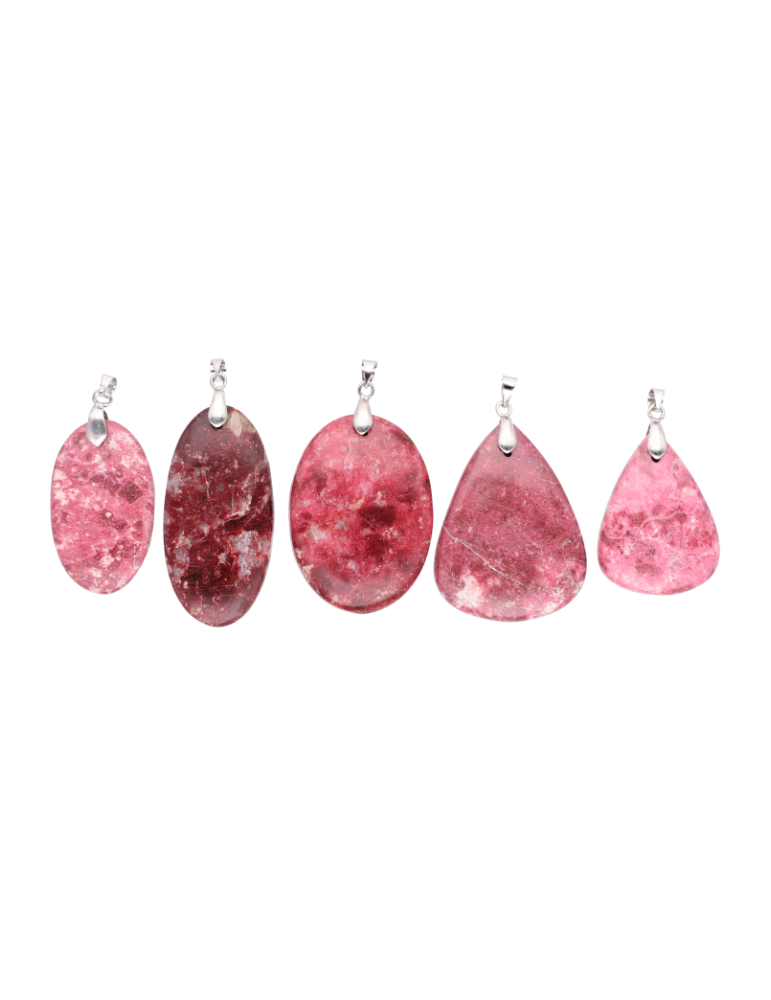 Thulite pendant A
