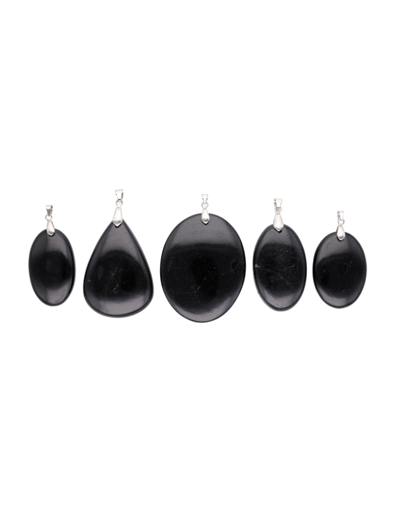 Pendentif tourmaline noire A