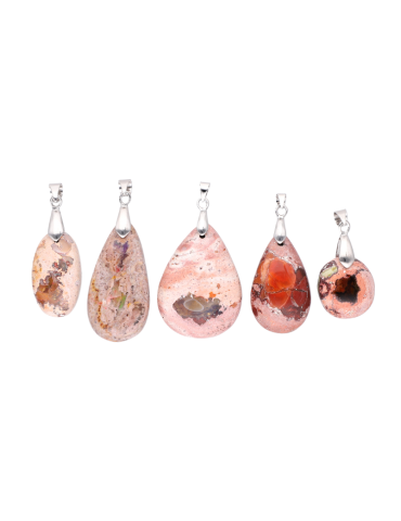 Pendentif opale de feu AB