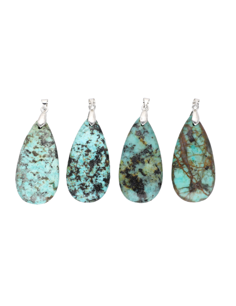 Pendentif turquoise africaine A