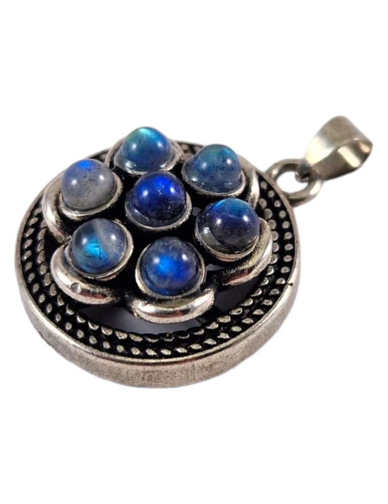 Ciondolo ruota labradorite