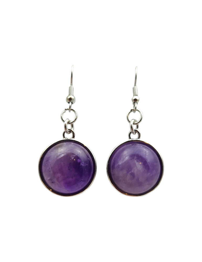 Boucles d'oreilles rondes