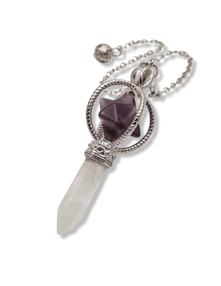 Pendule Merkaba pointe