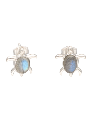 Tortue boucles d'oreilles en argent 925