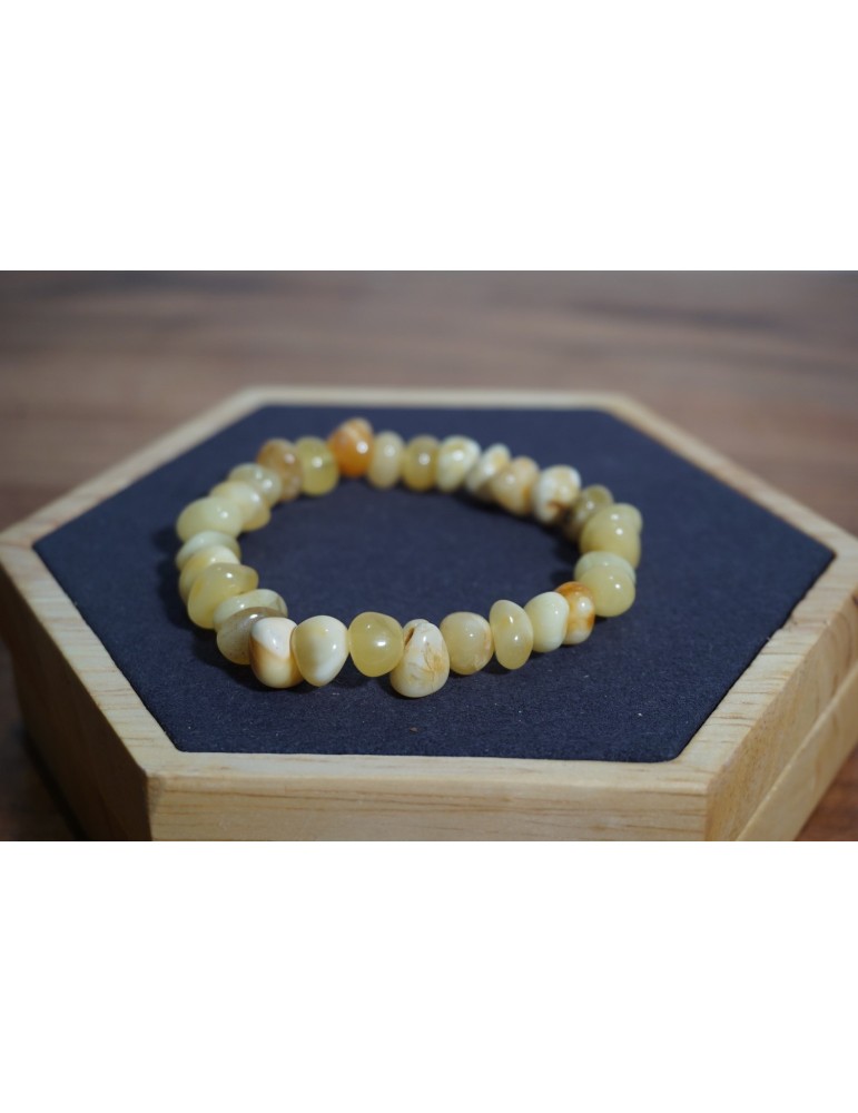 Pulseira adulto Âmbar Real Branco