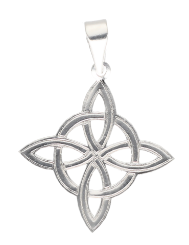 Pendentif noeuds de sorcière argent 925