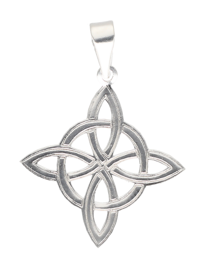 Pendentif noeuds de sorcière argent 925