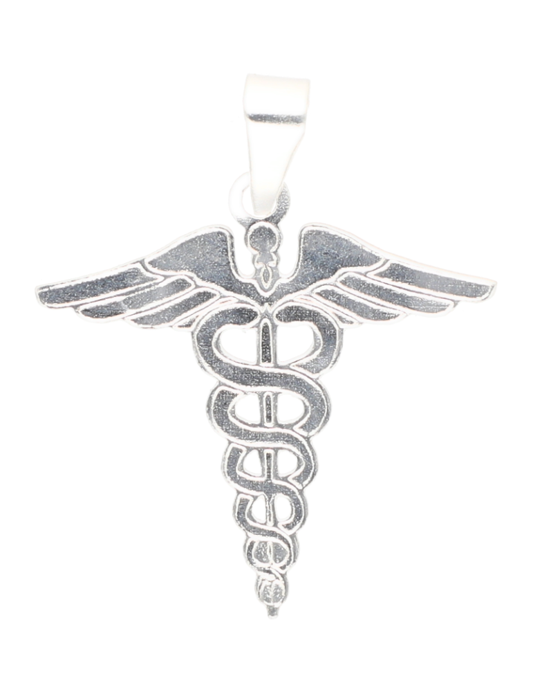 Pendente Caduceo argento 925