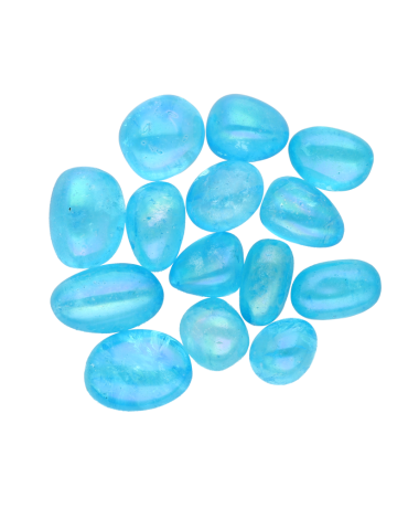 Aqua aura pierres roulées A