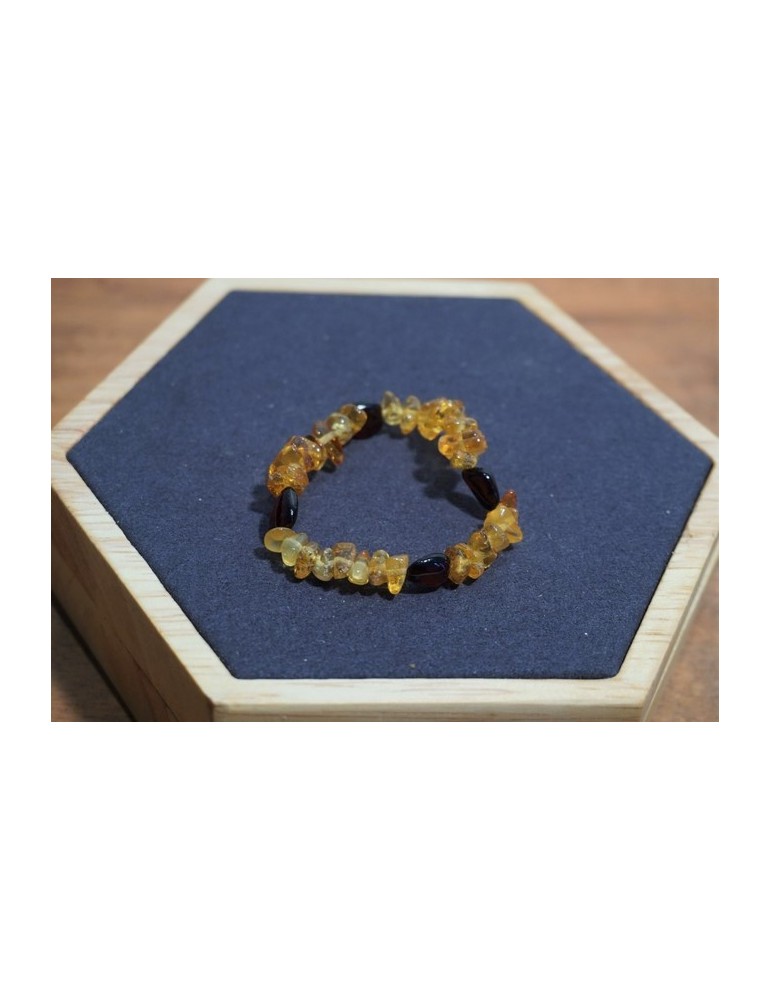 Amber baby armband in twee kleuren