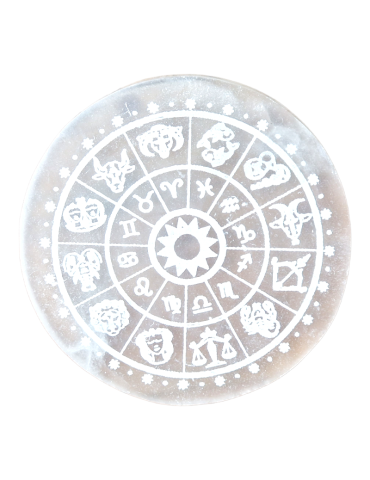 Zodiakalische Selenitenscheibe