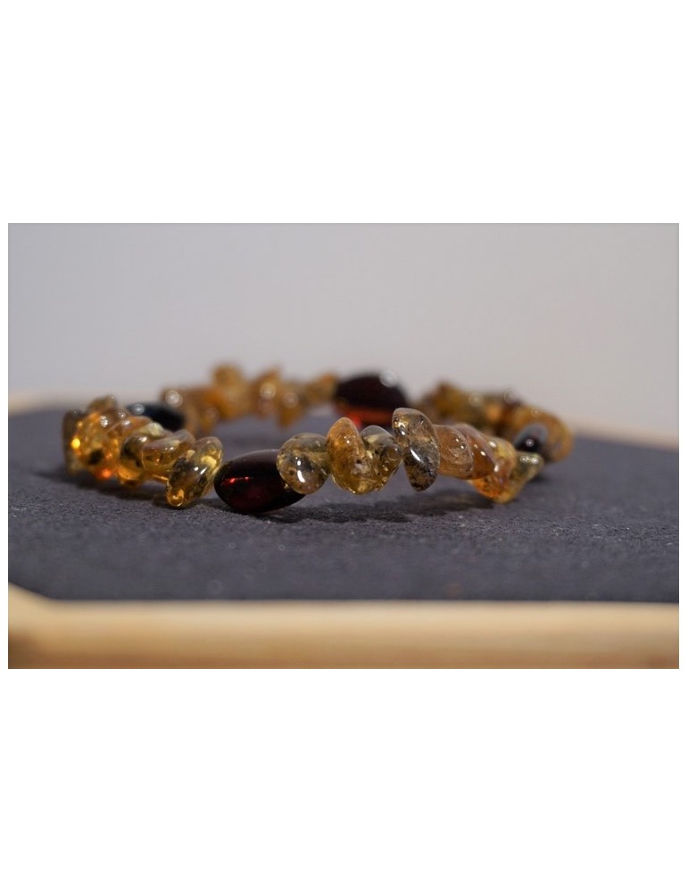 Bracelet bébé Ambre Deux Couleurs