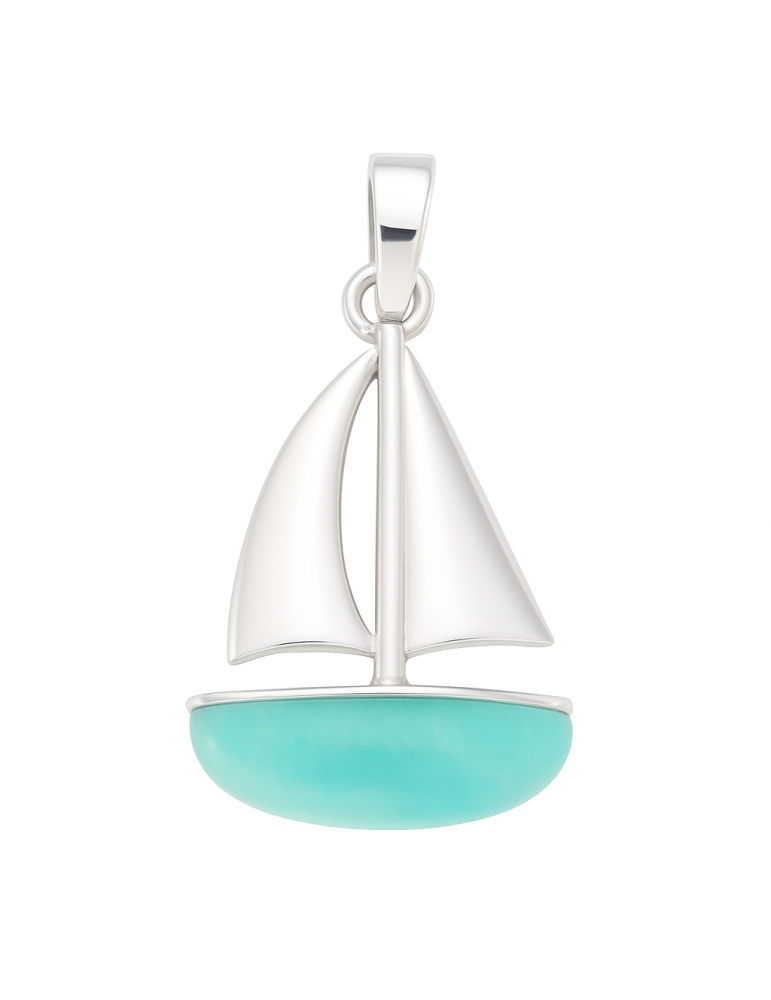 Pendentif voilier argent 925