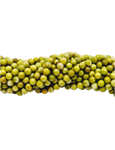 Fil Opale verte perles AA