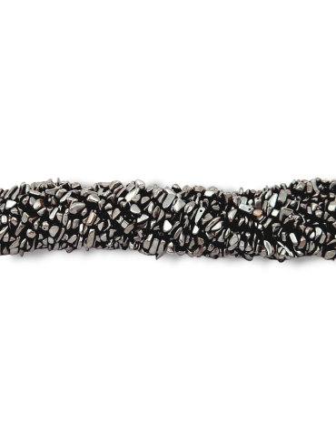 Fil Hématite baroque 85 cm A