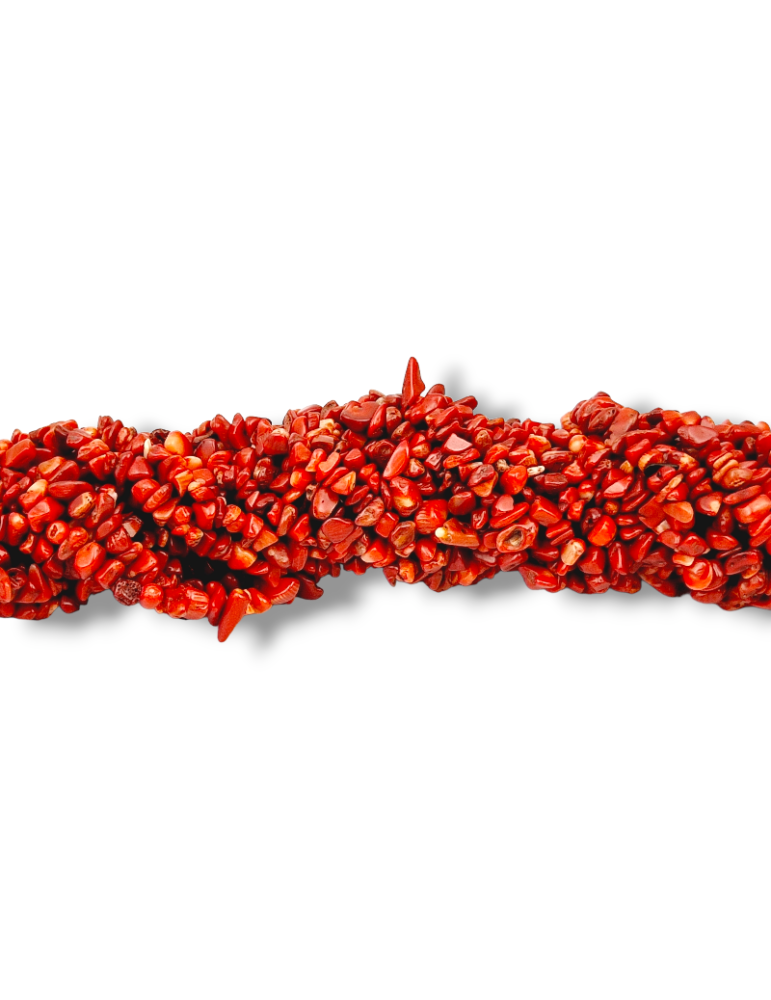 Filo corallo tinto barocco 85 cm A