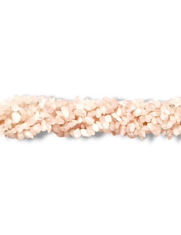 Fil Quartz Rose baroque 85 cm A