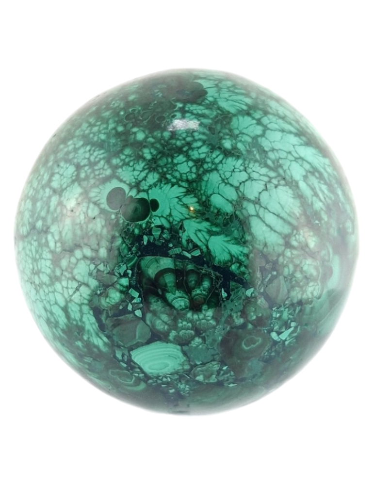 Malachite Sphere AA