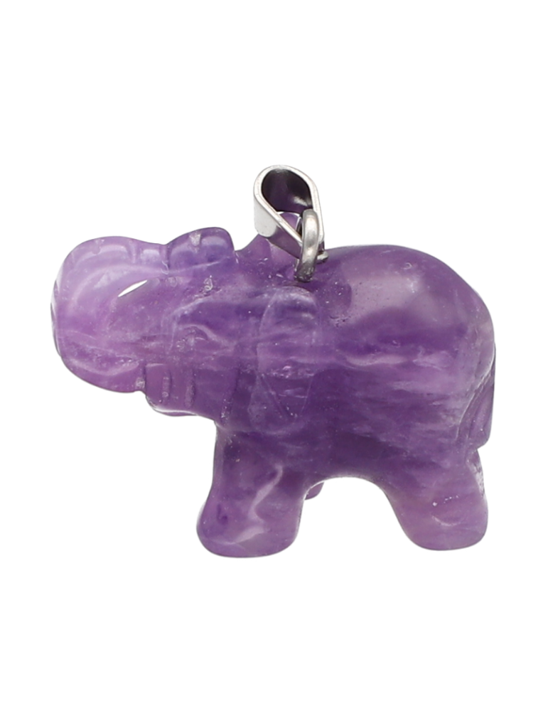 Pendentif Eléphant sculptée