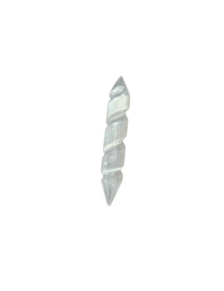 Bâton spiralé de Sélénite 13 cm A