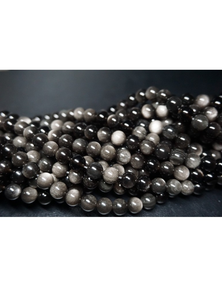 Fils de Obsidienne Argentée