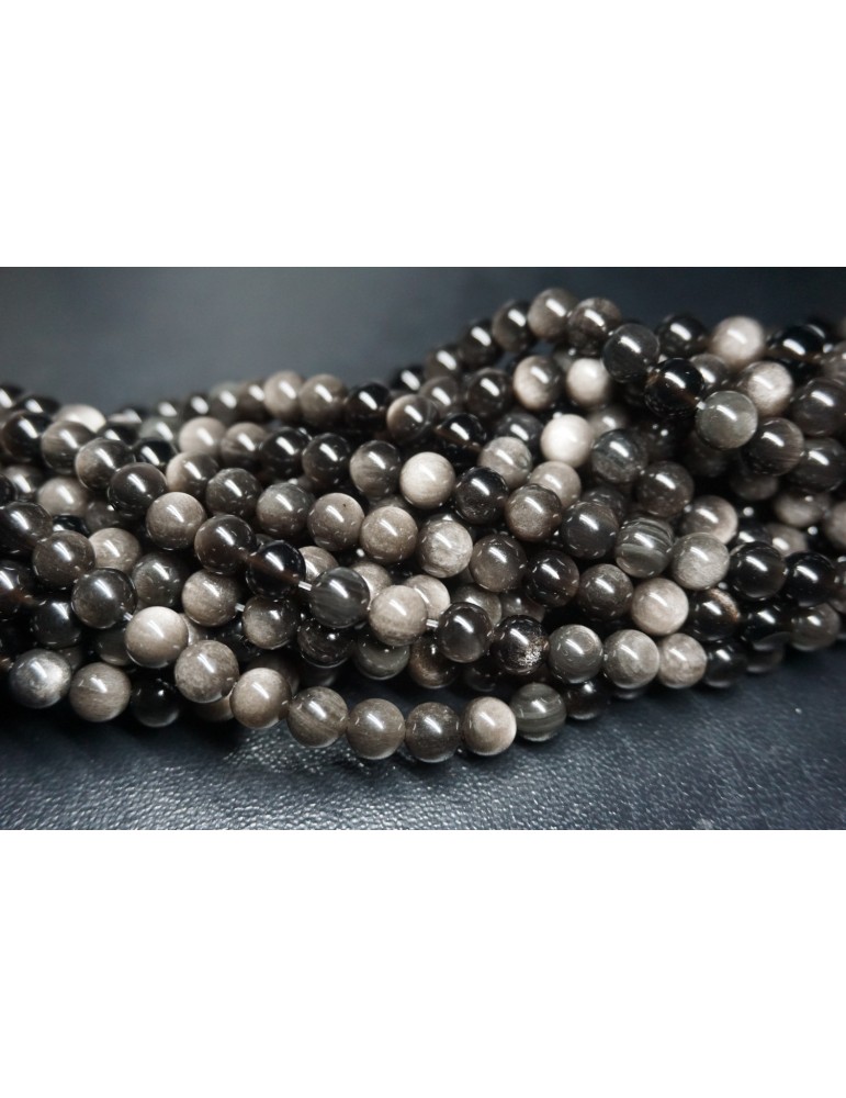 Fils de Obsidienne Argentée