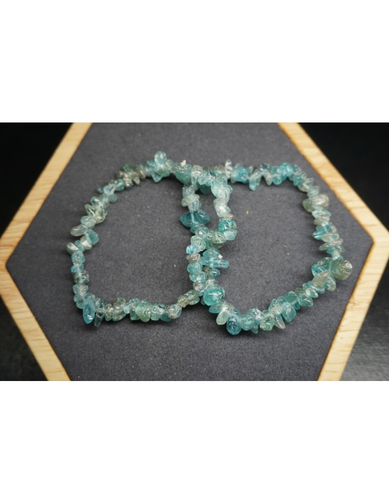 Bracelet Chips Topaz Lot de 10