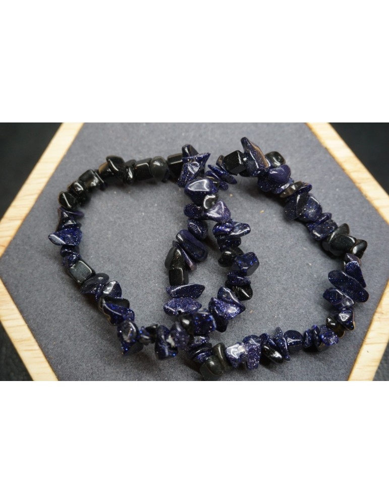 Synthetic Sunstone Chips Bracelet Lot of 10