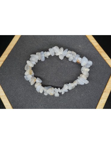 Chalcedony Chips Bracelet Set of 10